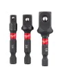 Milwaukee Shockwave Adapters / Adapter Set 4932479228, 1/2