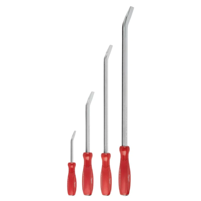 Milwaukee 48229214 Pry Bar Screwdriver Set 4 pieces