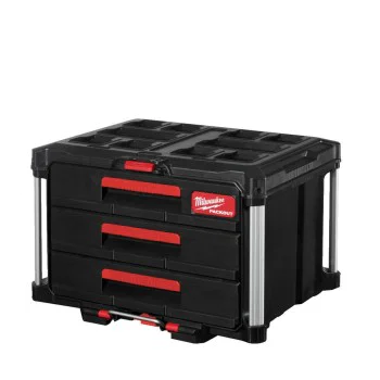 Куфар за инструменти с 3 чекмеджета Milwaukee PACKOUT 4932472130