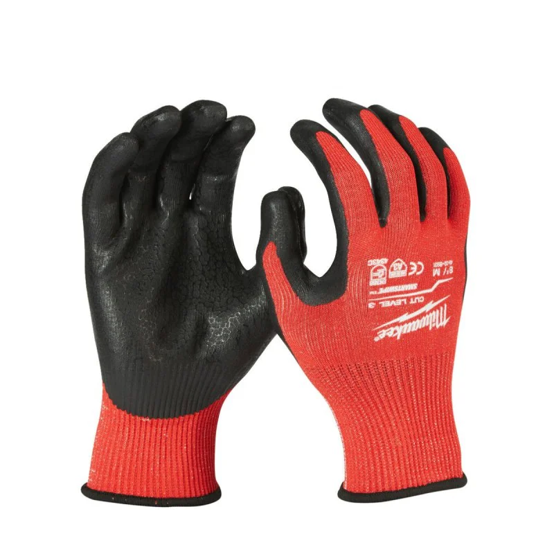 Milwaukee safety gloves 4932471420, M/8 anti-shear LEVEL 3
