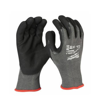 Milwaukee Safety Gloves 4932471425, 9/L anti-shear LEVEL 5