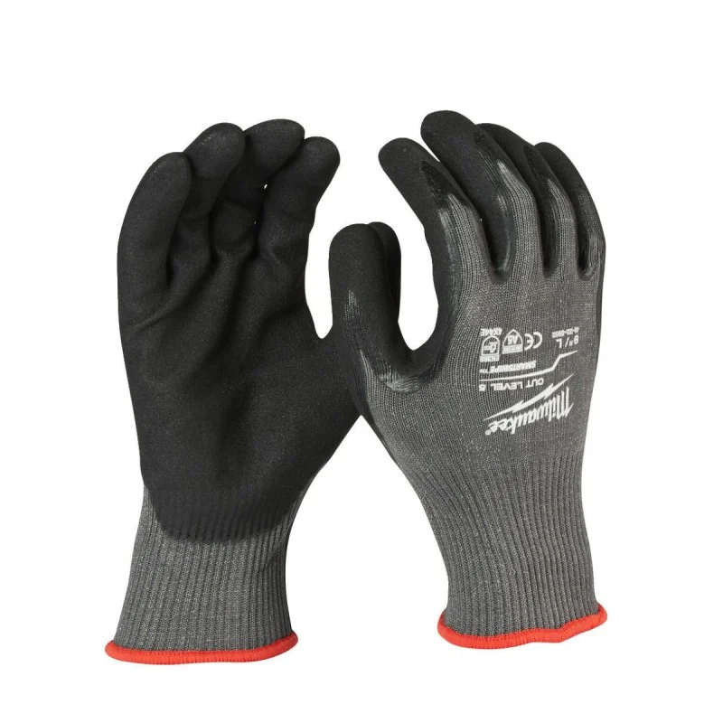 Milwaukee Safety Gloves 4932471425, 9/L anti-shear LEVEL 5