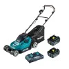Cordless lawnmower Makita DLM382PM2, 18+18V, 380mm