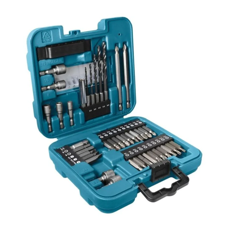 Makita D-58877 drill and bit set, 42 pieces