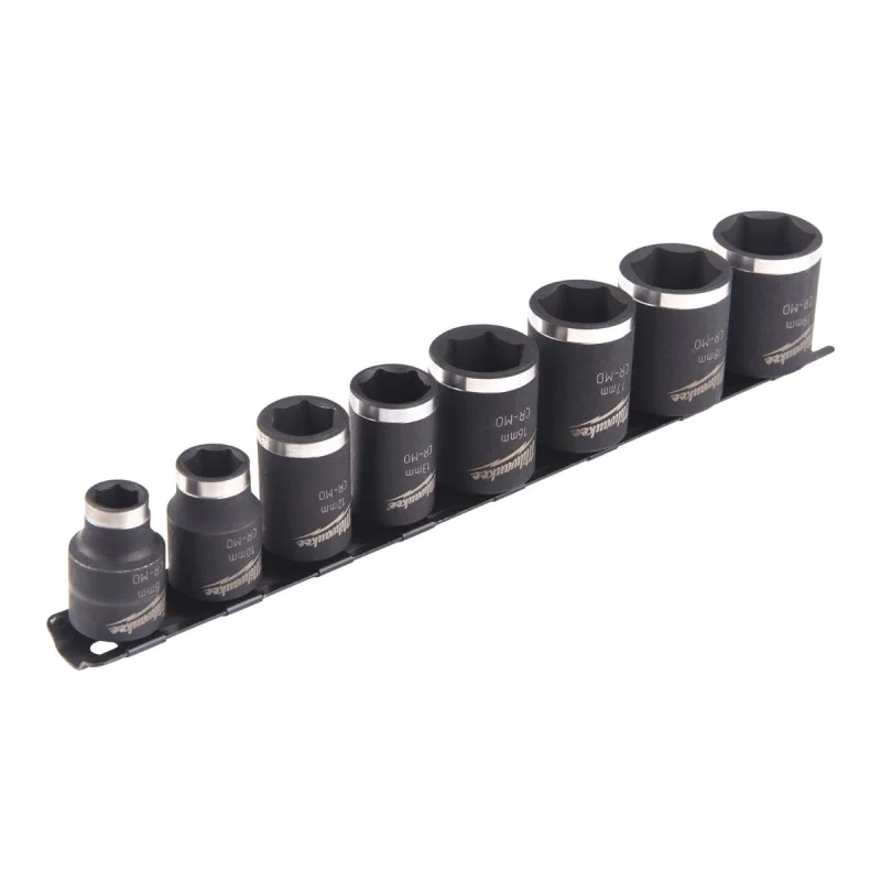 Milwaukee impact socket set 4932478288, 8-19mm, 8 pieces DISCONNECTED