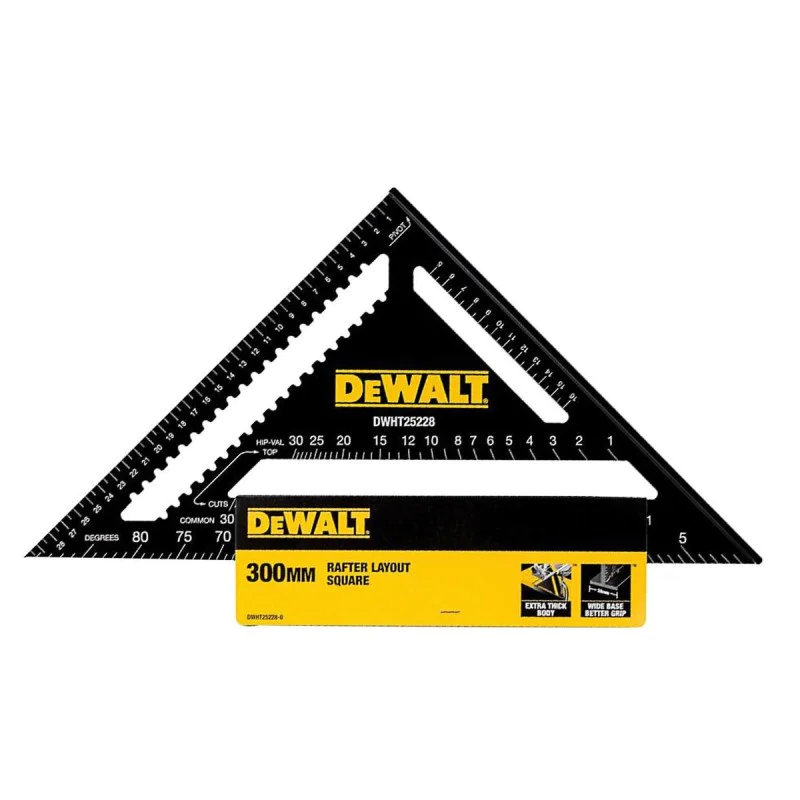 Multifunction triangle Dewalt DWHT25228-0, Right angle for beams 300mm