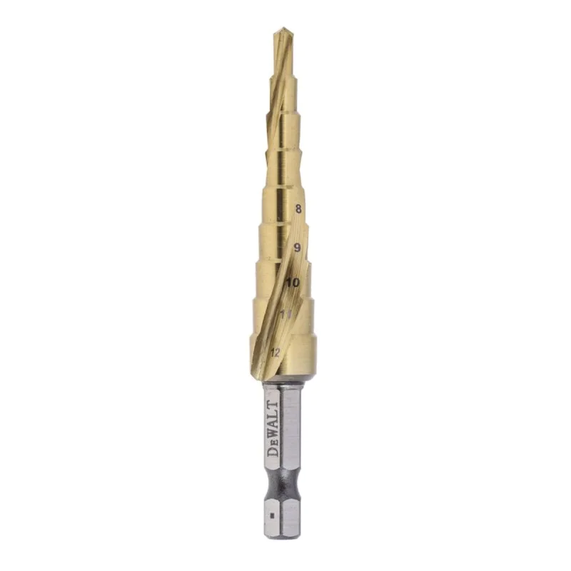 DeWalt DT5026 stepped metal drill bit, HSS-G Cobalt, 6-12mm