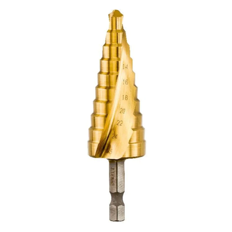 DeWalt DT5030QZ stepped metal drill bit, HSS-G Cobalt, 14-25mm
