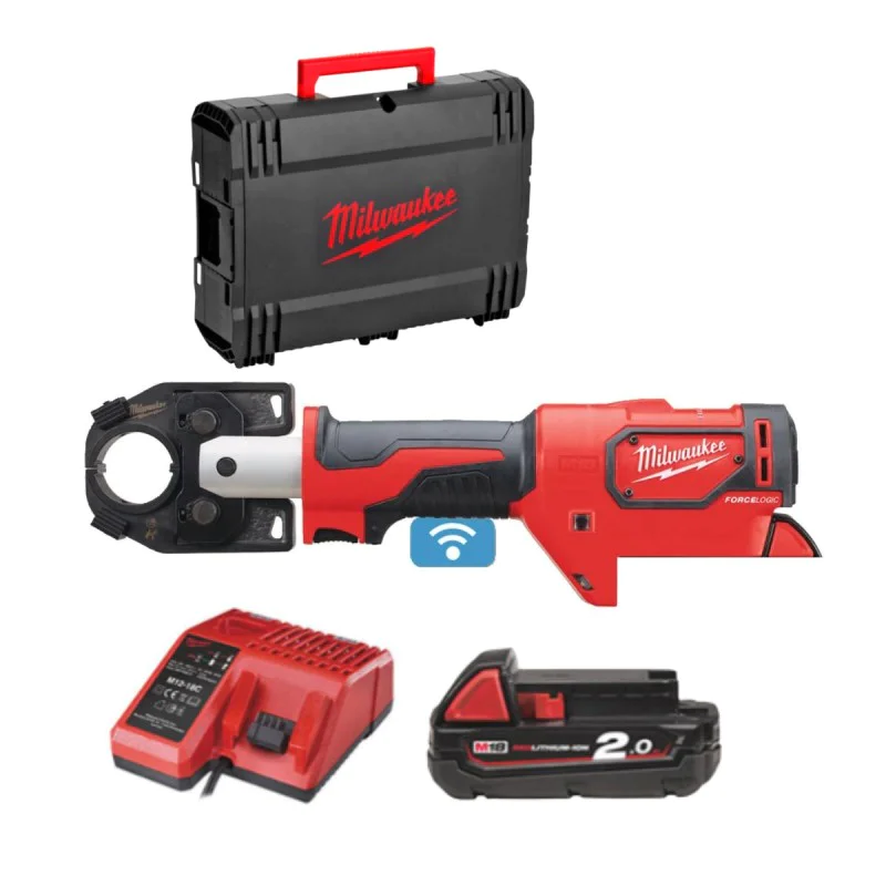 Cordless Crimping Machine Milwaukee M18HCCT-201C, 18V