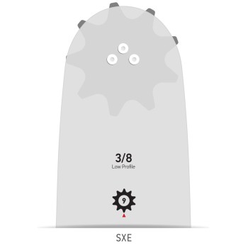 Шина за верижен трион Oregon 120SDEA074 Single Rivet 30см, 3/8", 1.3мм