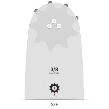 Шина за верижен трион Oregon 120SDEA074 Single Rivet 30см, 3/8", 1.3мм