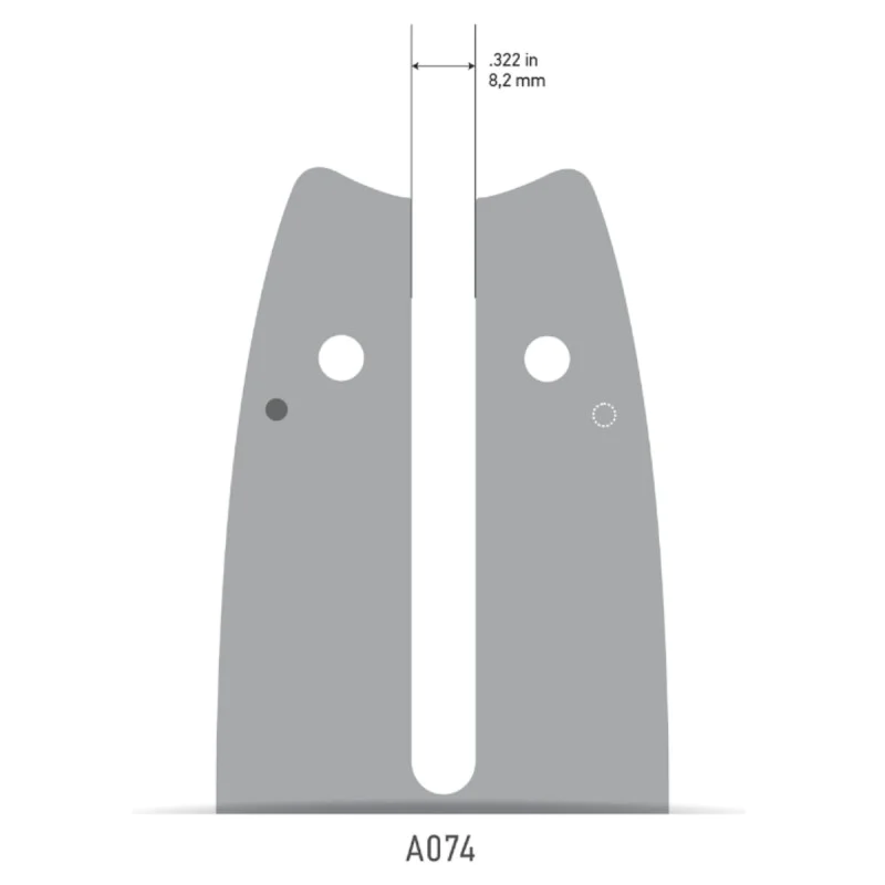 Oregon 140SDEA074 AdvanceCut Chainsaw Bar 35cm, 3/8