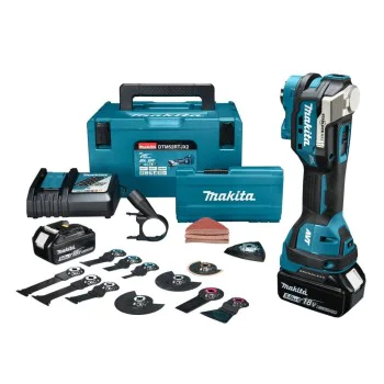 Акумулаторен многофункционален осцилатор Makita DTM52RTJX2 18V - комплект