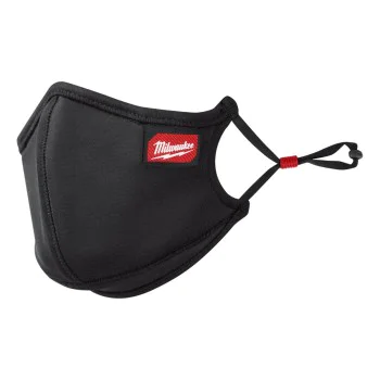 Черна предпазна маска Milwaukee 4932478865 - платнена, S/M