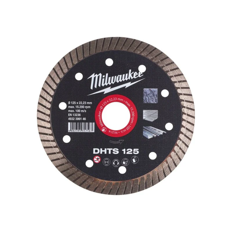 Milwaukee diamond disc 4932399146, DHTS 125x22.23x1.2mm