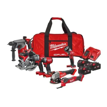 Комплект акумулаторни машини Milwaukee M18FPP7A-503B, 18V