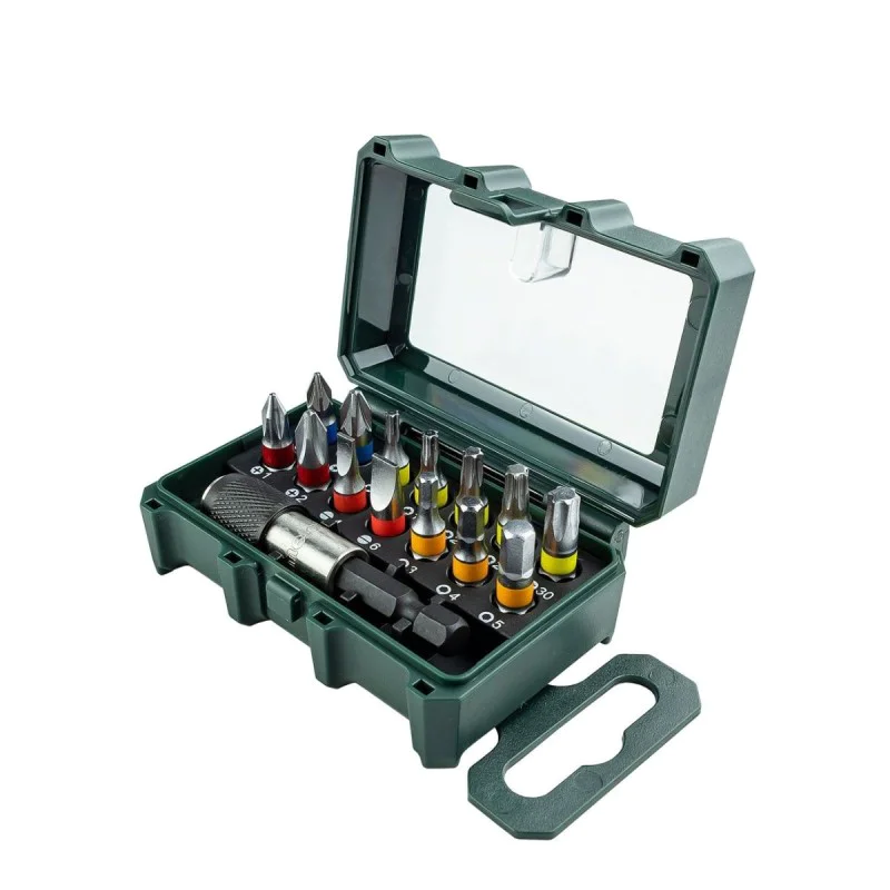 Metabo magnetic bit holder set 626703000, 15 pieces