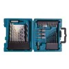 Makita D-36980 / 34 pieces drill bits and bits mounting set
