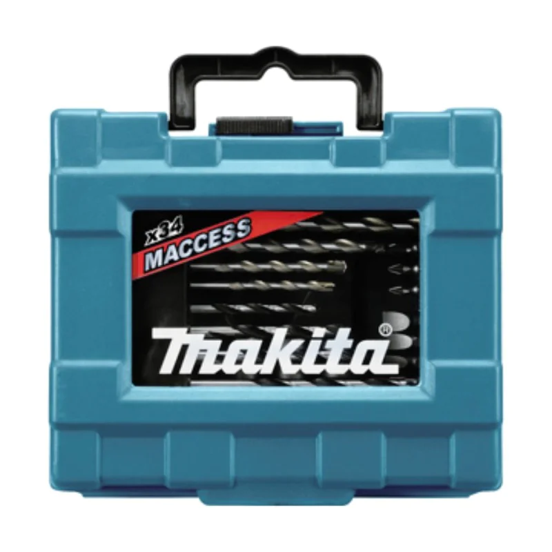 Makita D-36980 / 34 pieces drill bits and bits mounting set