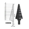 Milwaukee stepped metal drill bit 48899332, M 6-32mm
