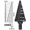 Milwaukee step drill for metal 48899335, 6-35mm