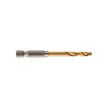 Свредло за метал Milwaukee HSS-G Titanium Red 1/4" HEX 4.5х29/76мм