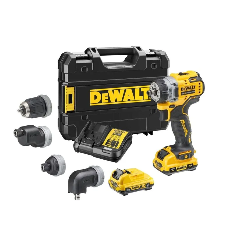 Cordless screwdriver DeWalt DCD703L2T, 12V, 57.5Nm / interchangeable heads