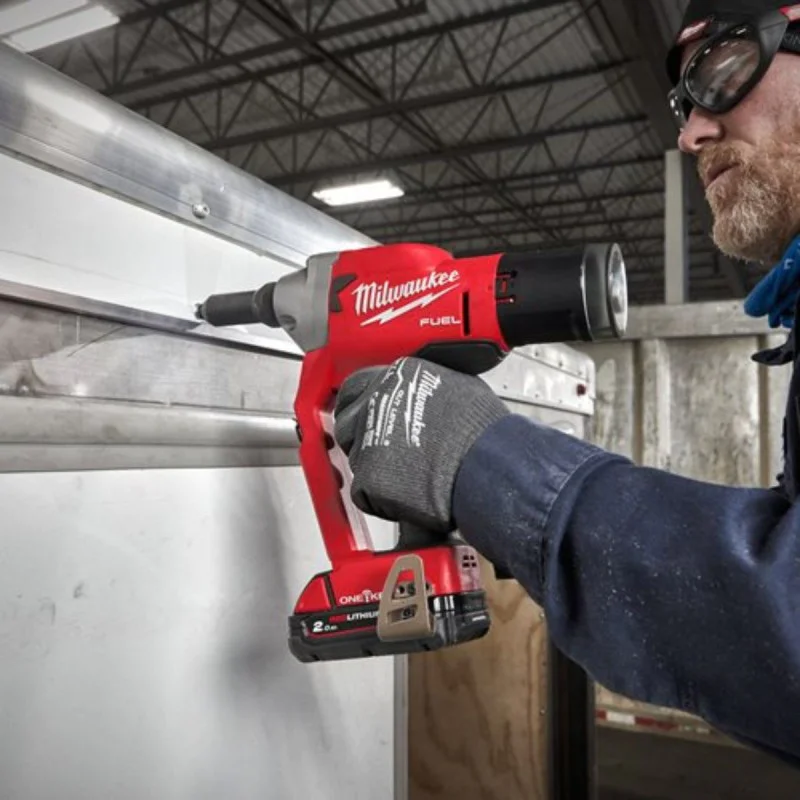 Cordless riveter Milwaukee M18ONEFPRT-202X, 18 V