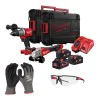 Cordless screwdriver and angle grinder Milwaukee M18FPP2Y2-553X set