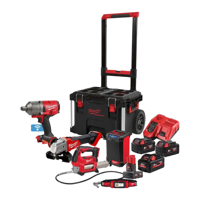 Milwaukee M18FPP5C-555P M18 cordless machine set