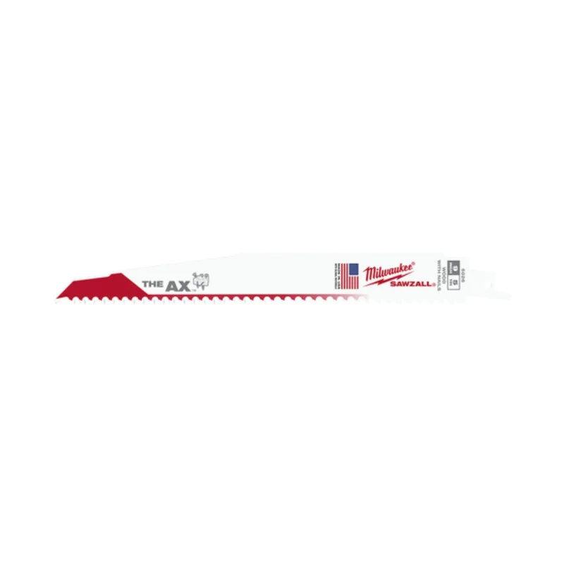 Milwaukee sabre saw blade for wood with nails 230 mm / THE AXE SAWZALL