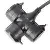 Extension cord 10 m with triple plug - H07RNF 3G1.5, IP44 STROXX