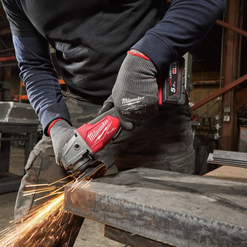 Cordless angle grinder Milwaukee M18FSAG125X-0, 18V, 125mm + Battery 5Ah