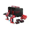 Cordless set of 2 machines Milwaukee M18FPP2BC-523X 18V