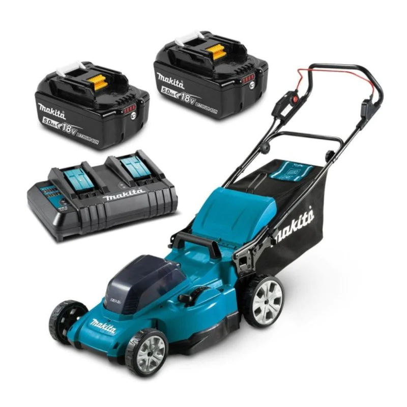 Cordless lawnmower Makita DLM480CT2, 18+18V, 480mm