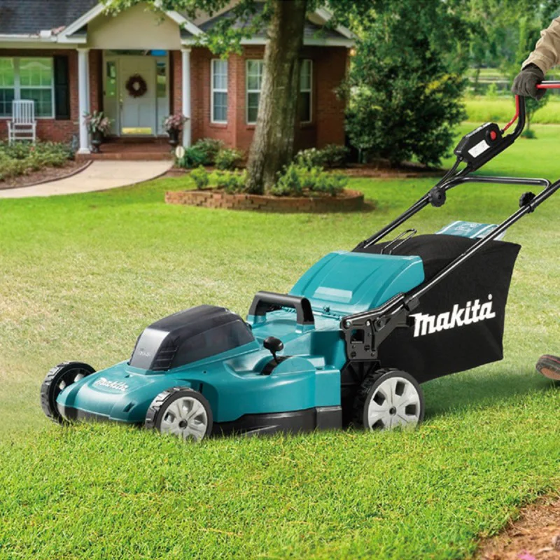 Cordless lawnmower Makita DLM538CT2, 18+18V, 534mm