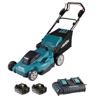 Акумулаторна косачка Makita DLM539CT2, 18+18V, 534мм