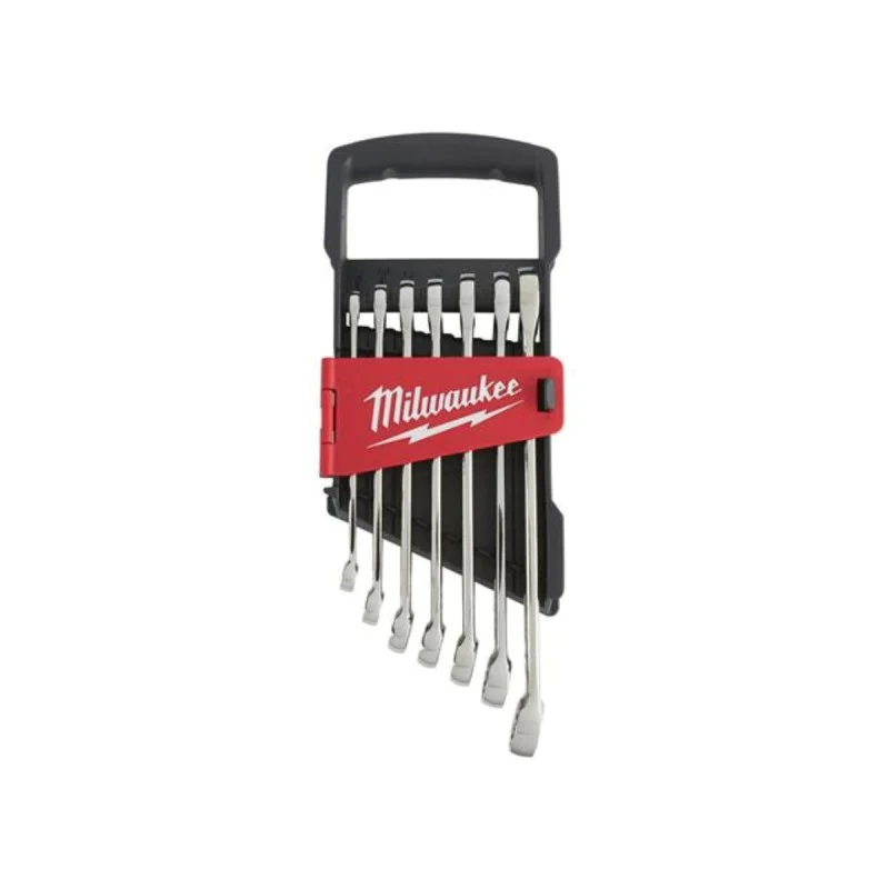 Wrench set Milwaukee 4932464257, 8-17mm, 7 pcs. Chrome