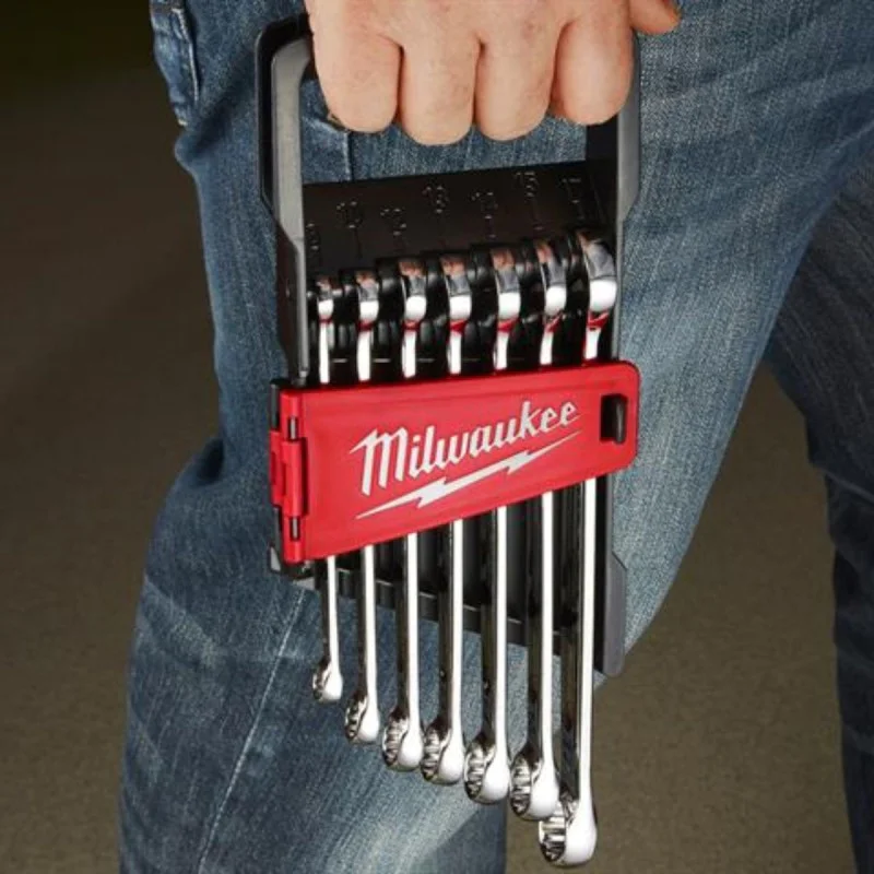 Wrench set Milwaukee 4932464257, 8-17mm, 7 pcs. Chrome