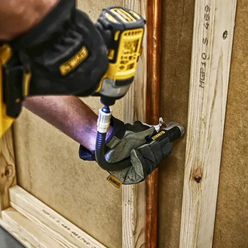 DeWALT DT20502 Flexible Angle Extension with Magnetic Tip - 1/4'', Modular 90°