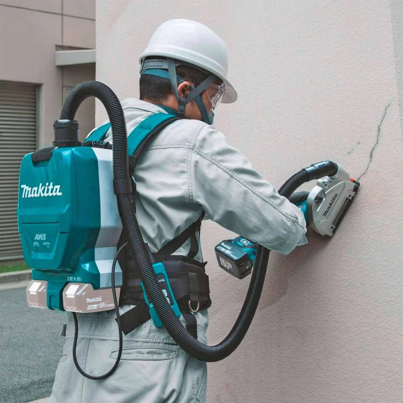 Backpack vacuum cleaner Makita DVC265ZXU 18V+18V