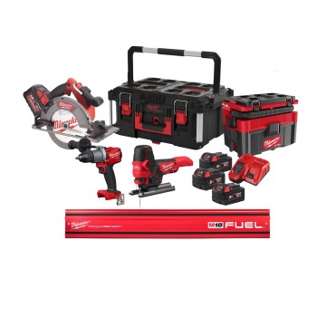 Комплект акумулаторни машини Milwaukee M18FPP4L-124P M18 set