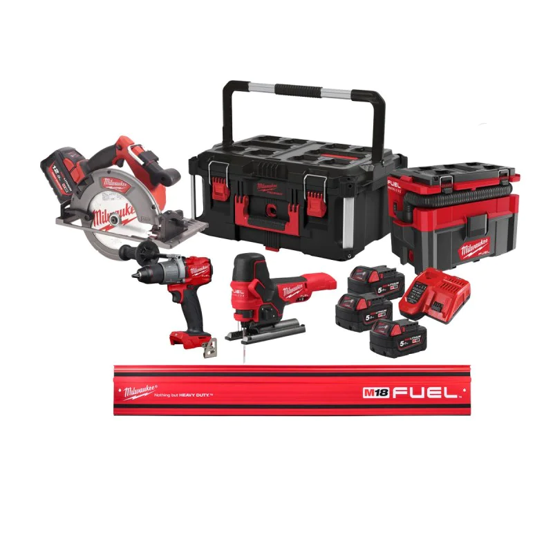Milwaukee M18FPP4L-124P M18 cordless machine set