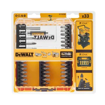 Комплект накрайници / битове с магнитен държач DeWALT DT70709 - 33 части