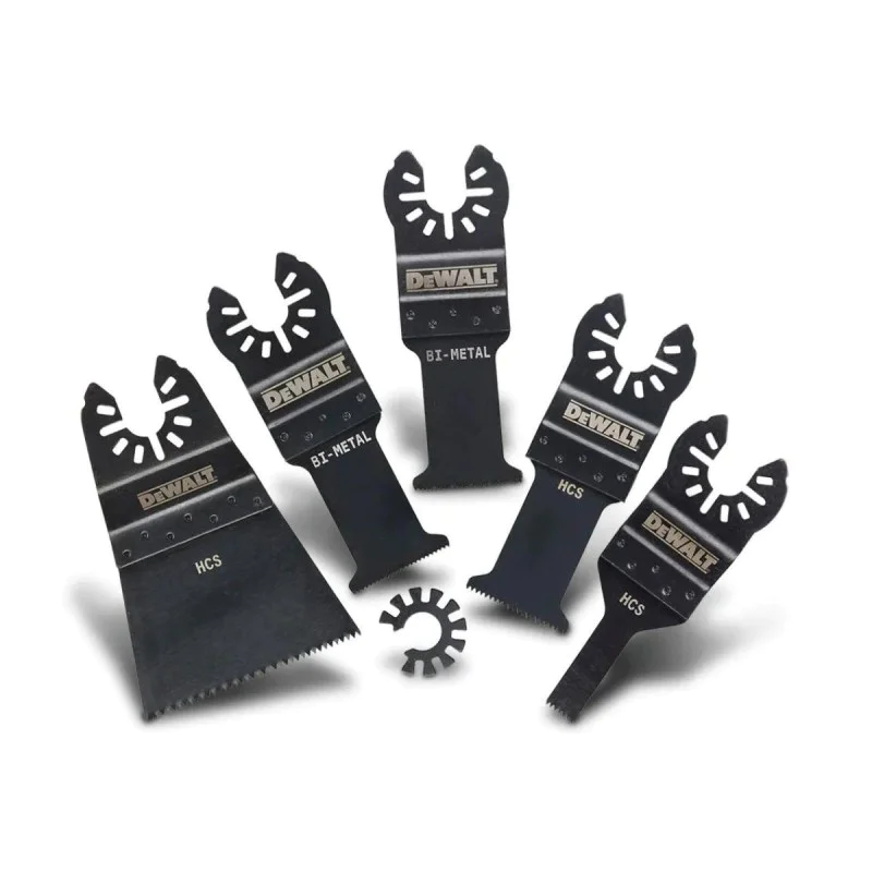 Set of accessories / blades for multifunction tools - oscillator DeWALT 5 pcs.