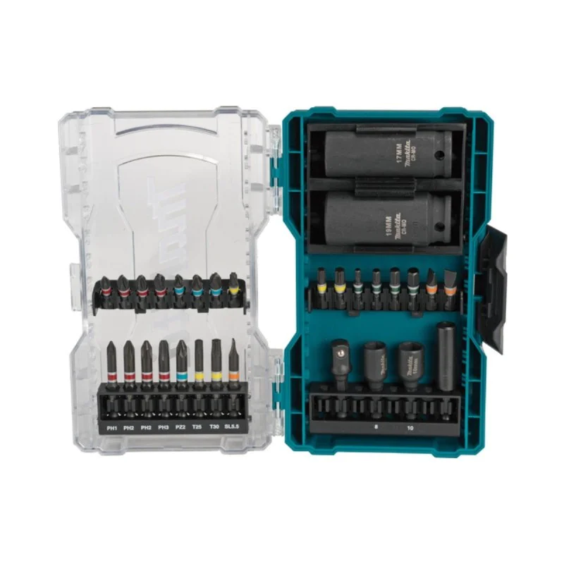 Impact socket set with inserts Makita E-07060 - 30 pieces