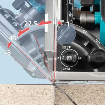 Потапящ циркуляр Makita SP001GZ03 165mm