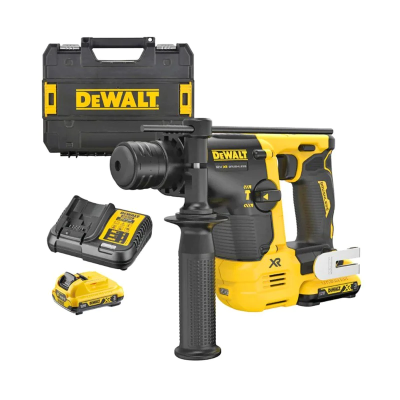 Cordless brushless drill DeWALT DCH072L2 / SDS-plus, 12 V, 1.1 J