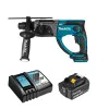 Makita cordless hole saw DHR202Z + charger DC18RC + battery BL1860B 6 Ah