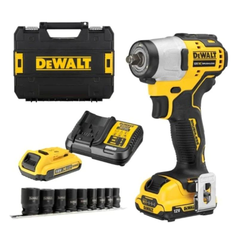 Cordless impact wrench DeWALT DCF902D2K, 270 Nm, 12 V, 3/8